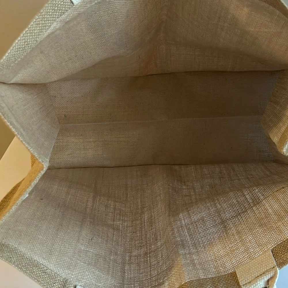 NWOT Jute Tote Bag
